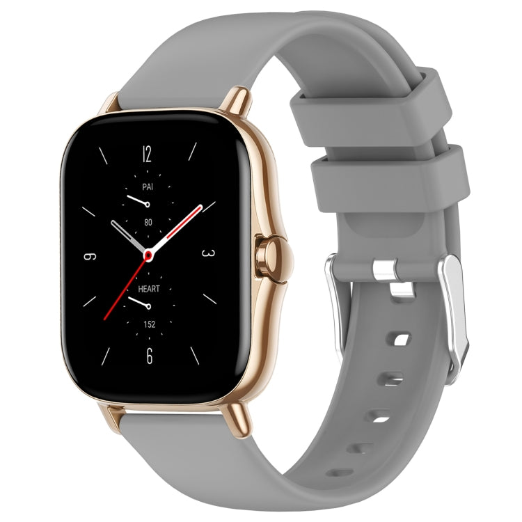 20mm Smooth Solid Color Silicone Watch Band, For Amazfit Pop Pro, For Amazfit Pop, For Amazfit GTS 2