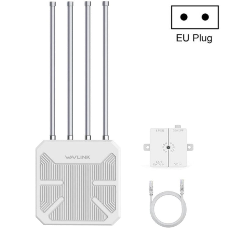 WAVLINK WN573HX3 AX3000 防水戶外 WiFi 無線雙頻路由器，美規插頭，英規插頭，歐規插頭，澳規插頭