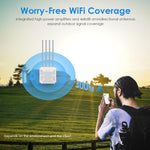 WAVLINK WN573HX3 AX3000 防水戶外 WiFi 無線雙頻路由器，美規插頭，英規插頭，歐規插頭，澳規插頭