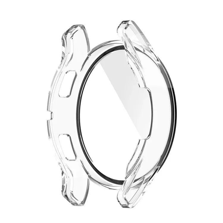 適用於 Samsung Galaxy Watch FE 40mm PC + 強化玻璃膜一體成型錶殼保護套