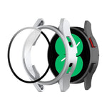 適用於 Samsung Galaxy Watch FE 40mm PC + 強化玻璃膜一體成型錶殼保護套