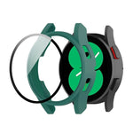 適用於 Samsung Galaxy Watch FE 40mm PC + 強化玻璃膜一體成型錶殼保護套