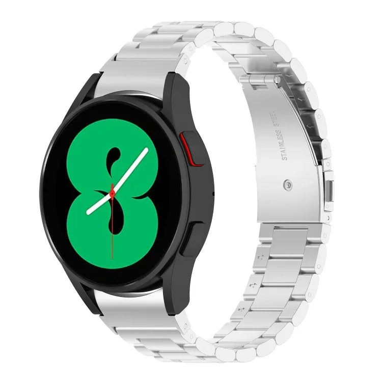 三星 Galaxy Watch Ultra 47mm / Ultra 2025、Galaxy Watch FE 40mm、Galaxy Watch 7 40 / 44mm 專用三珠不鏽鋼金屬錶帶