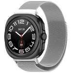 適用於 Samsung Galaxy Watch Ultra 47mm 米蘭磁吸金屬鋼錶帶