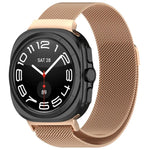 適用於 Samsung Galaxy Watch Ultra 47mm 米蘭磁吸金屬鋼錶帶