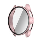 PC + 強化玻璃一體成型錶殼保護套，適用於 Samsung Galaxy Watch 7 44mm、Samsung Galaxy Watch 7 40mm