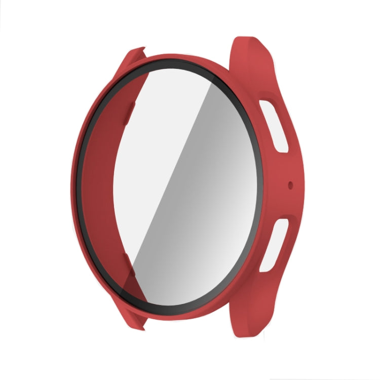 PC + 強化玻璃一體成型錶殼保護套，適用於 Samsung Galaxy Watch 7 44mm、Samsung Galaxy Watch 7 40mm