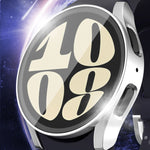 PC + 強化玻璃一體成型錶殼保護套，適用於 Samsung Galaxy Watch 7 44mm、Samsung Galaxy Watch 7 40mm