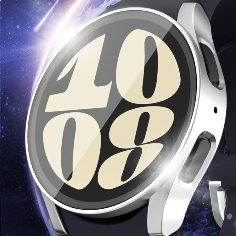 PC + 強化玻璃一體成型錶殼保護套，適用於 Samsung Galaxy Watch 7 44mm、Samsung Galaxy Watch 7 40mm