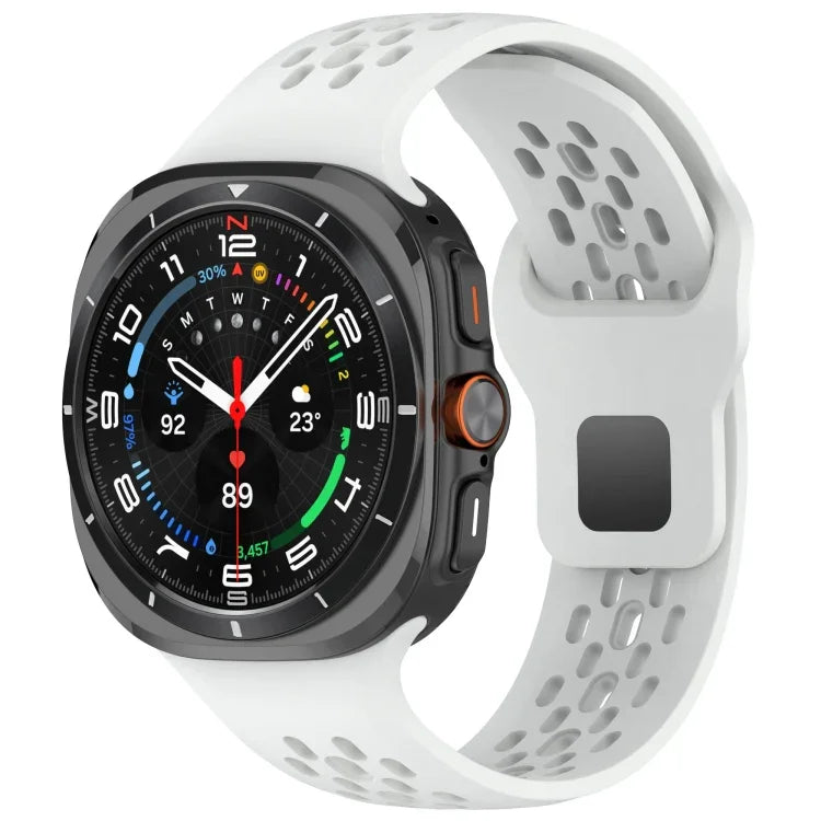 反扣矽膠透氣錶帶，適用於 Samsung Galaxy Watch Ultra 47mm / Ultra 2025
