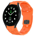 Football Texture Reverse Buckle Silicone Watch Band, For Samsung Galaxy watch 5 Golf Edition, For Samsung Galaxy Watch 5  44mm, For Samsung Galaxy Watch 5 Pro  45mm, For Samsung Galaxy Watch 5  40mm