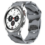 Football Texture Reverse Buckle Silicone Watch Band, For Samsung Galaxy Watch 4 44mm, For Samsung Galaxy Watch 4 40mm, For Samsung  Galaxy Watch 4 Classic 46mm, For Samsung  Galaxy Watch 4 Classic 42mm