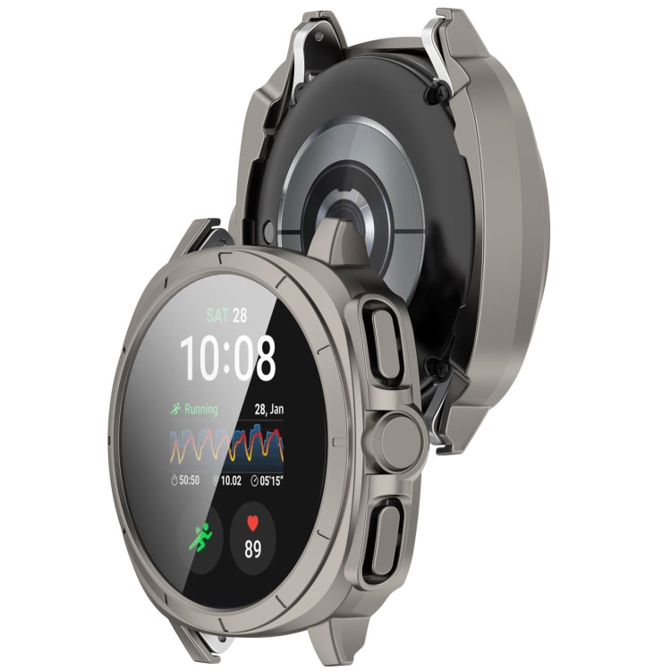 PC + 強化玻璃膜一體式錶殼保護套，適用於 Samsung Galaxy Watch 7 40mm