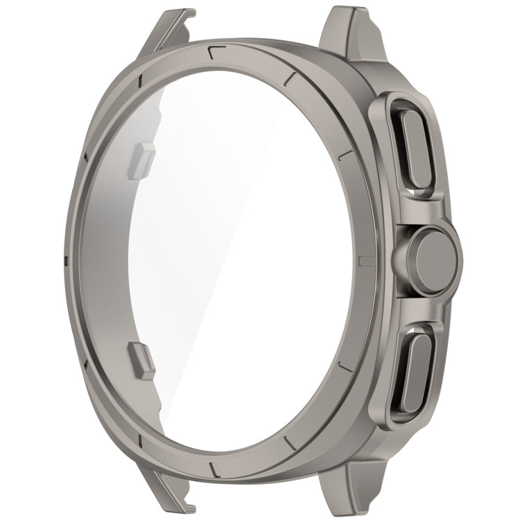 PC + 強化玻璃膜一體式錶殼保護套，適用於 Samsung Galaxy Watch 7 40mm