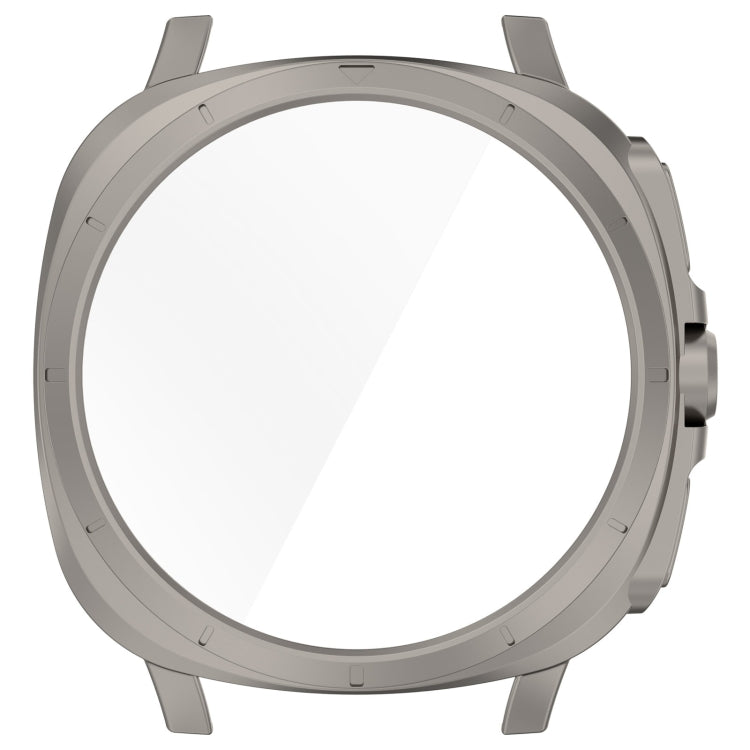 PC + 強化玻璃膜一體式錶殼保護套，適用於 Samsung Galaxy Watch 7 40mm