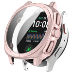 PC + 強化玻璃膜一體式錶殼保護套，適用於 Samsung Galaxy Watch 7 40mm