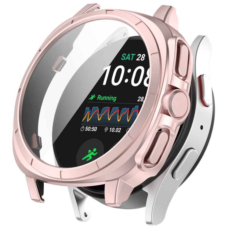 PC + 強化玻璃膜一體式錶殼保護套，適用於 Samsung Galaxy Watch 7 40mm