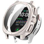 PC + 強化玻璃膜一體式錶殼保護套，適用於 Samsung Galaxy Watch 7 40mm