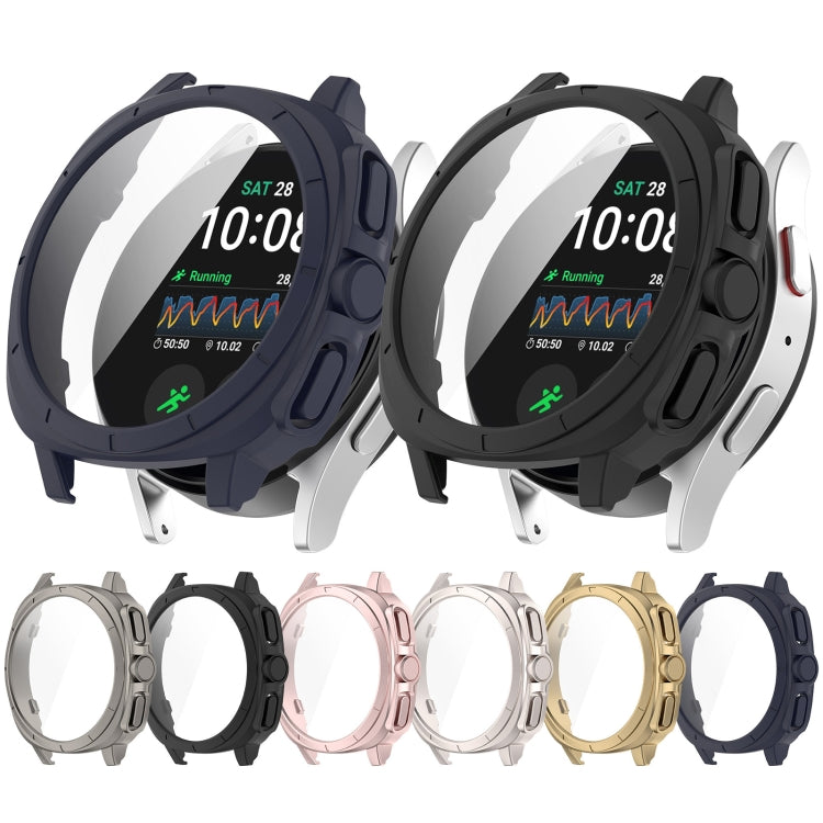 PC + 強化玻璃膜一體式錶殼保護套，適用於 Samsung Galaxy Watch 7 40mm