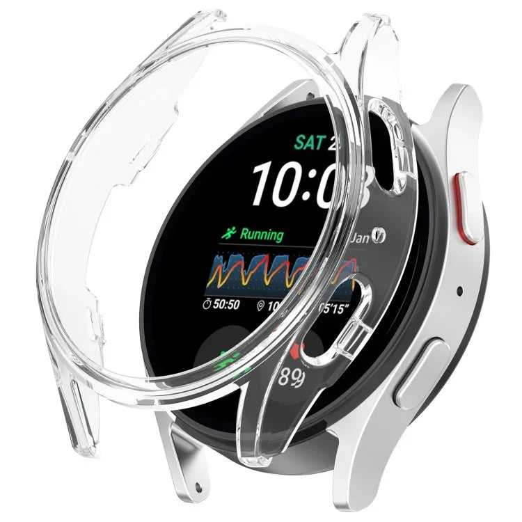 半包鏤空PC錶殼，適用於Sansung Galaxy Watch 7 44mm，適用於Sansung Galaxy Watch 7 40mm