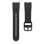 波浪紋縫線矽膠錶帶，適用於 Samsung Galaxy Watch 7 40 / 44mm、Samsung Galaxy Watch 6 Classic、Samsung Galaxy Watch 6 40 / 44mm、Samsung Galaxy Watch 5 40 / 44mm