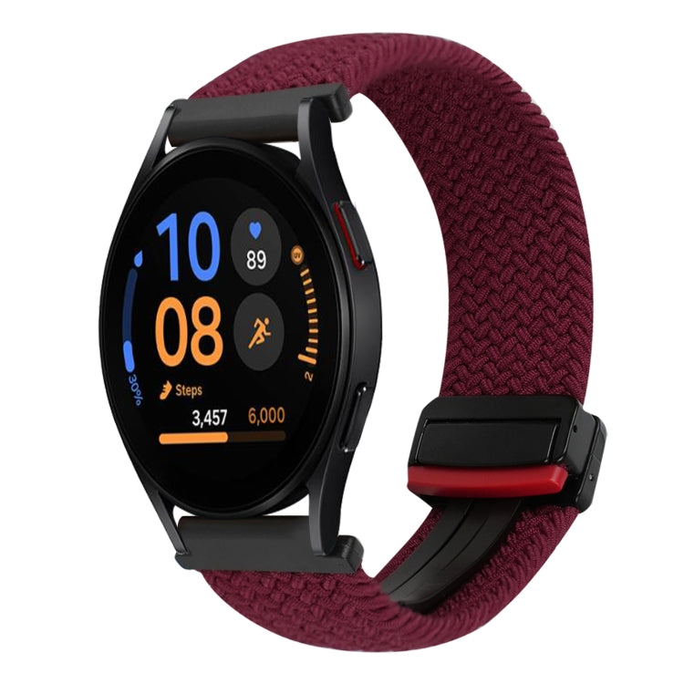 20mm 磁扣編織錶帶，適用於 Samsung Galaxy Watch FE 40mm，適用於 Samsung Galaxy Watch 6 Classic