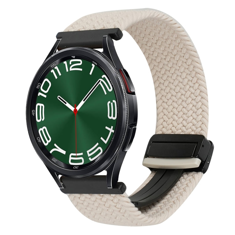 20mm 磁扣編織錶帶，適用於 Samsung Galaxy Watch FE 40mm，適用於 Samsung Galaxy Watch 6 Classic