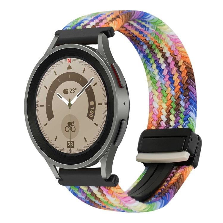 20mm 磁扣編織錶帶，適用於 Samsung Galaxy Watch 5 Pro，適用於 Samsung Gear Sport