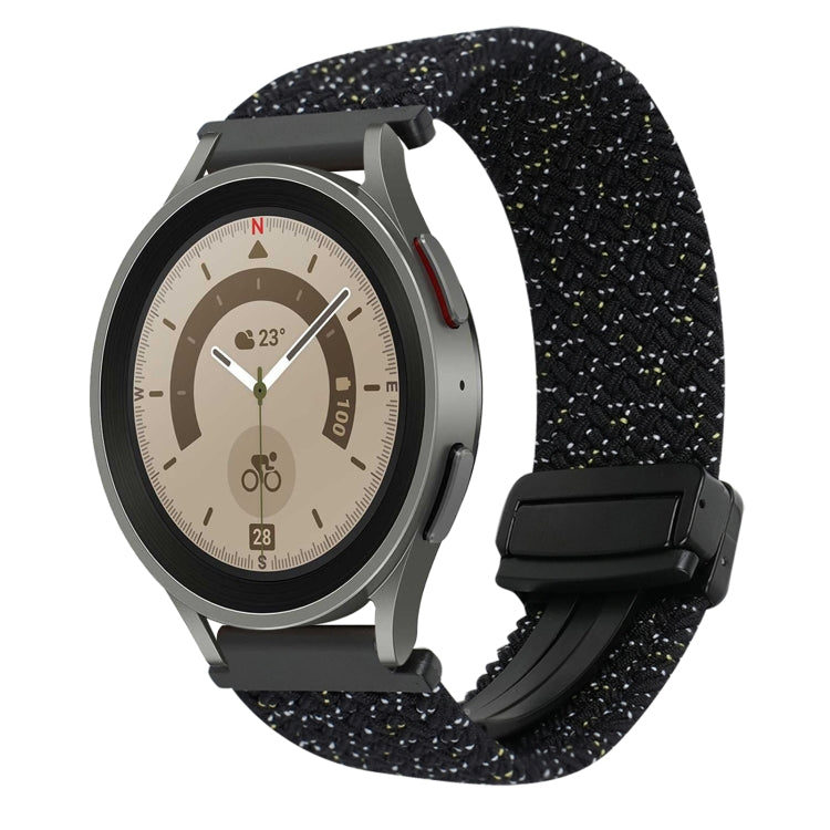 20mm 磁扣編織錶帶，適用於 Samsung Galaxy Watch 5 Pro，適用於 Samsung Gear Sport