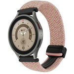 20mm 磁扣編織錶帶，適用於 Samsung Galaxy Watch 5 Pro，適用於 Samsung Gear Sport