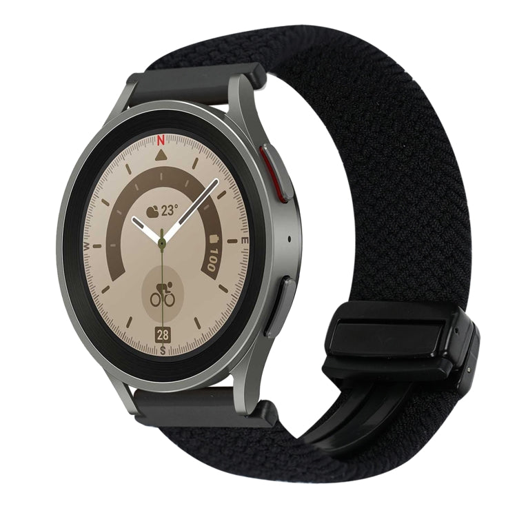 20mm 磁扣編織錶帶，適用於 Samsung Galaxy Watch 5 Pro，適用於 Samsung Gear Sport