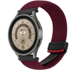 20mm 磁扣編織錶帶，適用於 Samsung Galaxy Watch 5 Pro，適用於 Samsung Gear Sport
