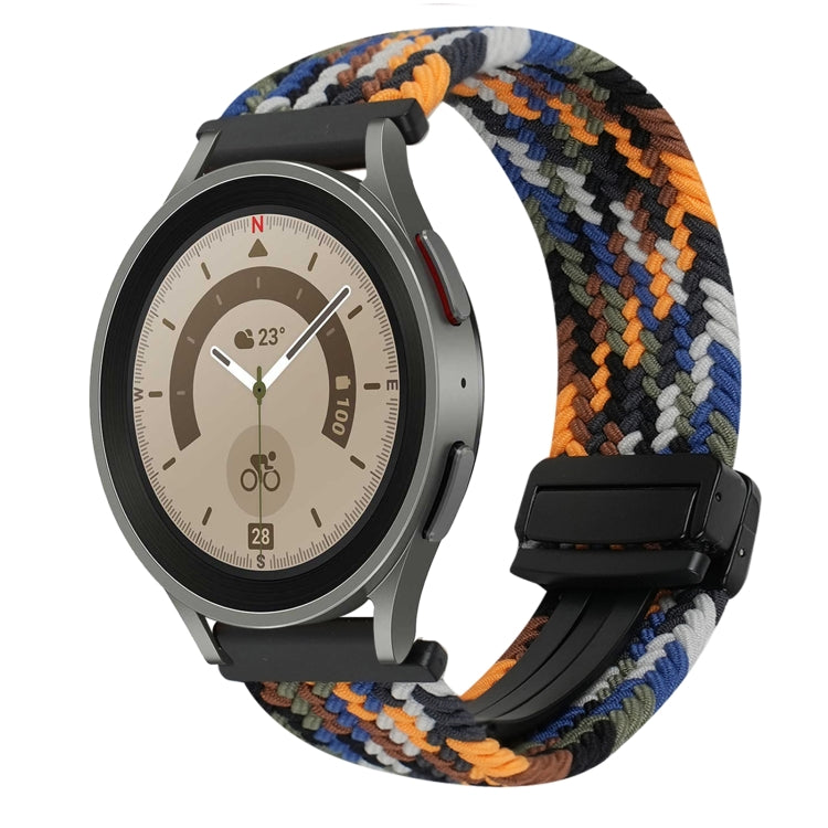 20mm 磁扣編織錶帶，適用於 Samsung Galaxy Watch 5 Pro，適用於 Samsung Gear Sport