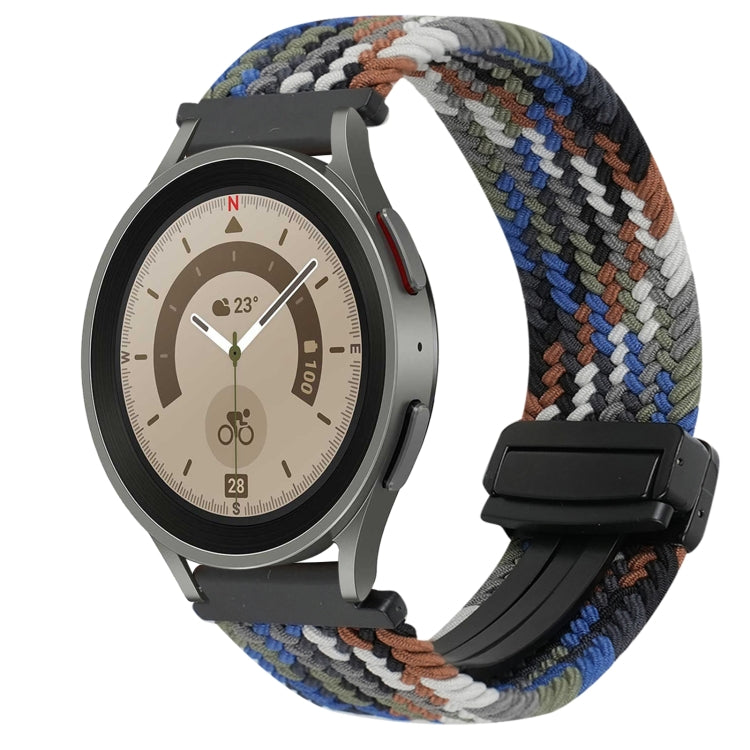 20mm 磁扣編織錶帶，適用於 Samsung Galaxy Watch 5 Pro，適用於 Samsung Gear Sport