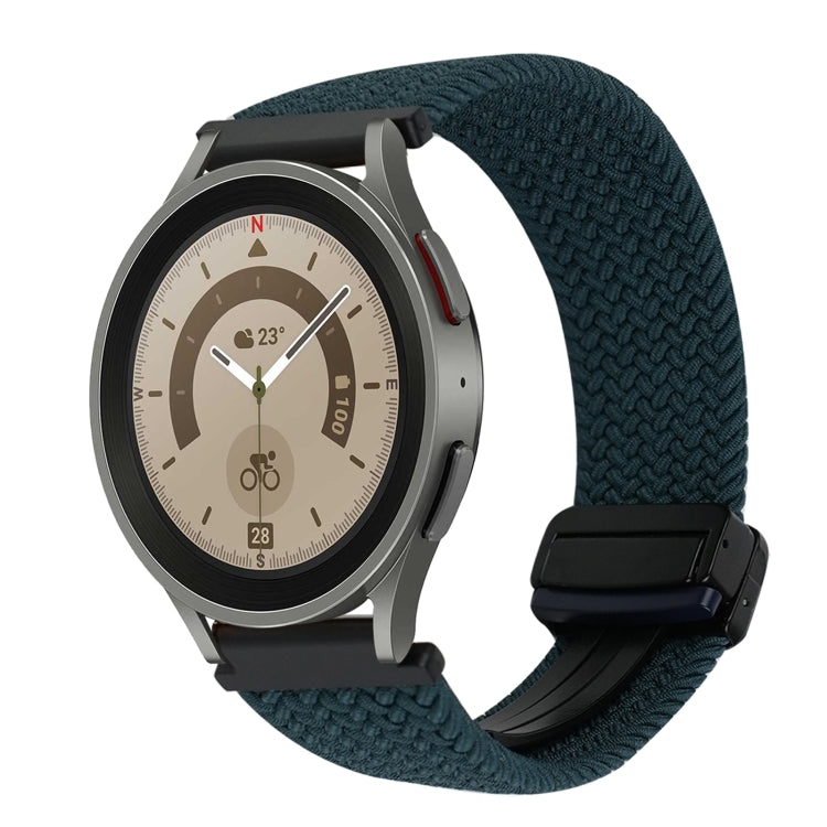 20mm 磁扣編織錶帶，適用於 Samsung Galaxy Watch 5 Pro，適用於 Samsung Gear Sport