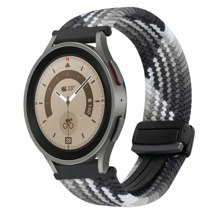 20mm 磁扣編織錶帶，適用於 Samsung Galaxy Watch 5 Pro，適用於 Samsung Gear Sport