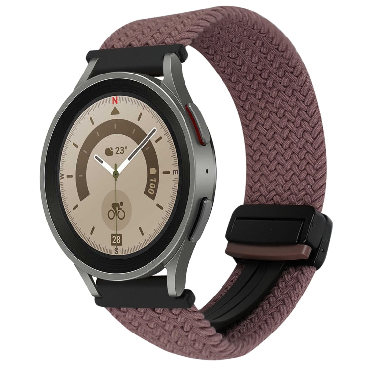 20mm 磁扣編織錶帶，適用於 Samsung Galaxy Watch 5 Pro，適用於 Samsung Gear Sport