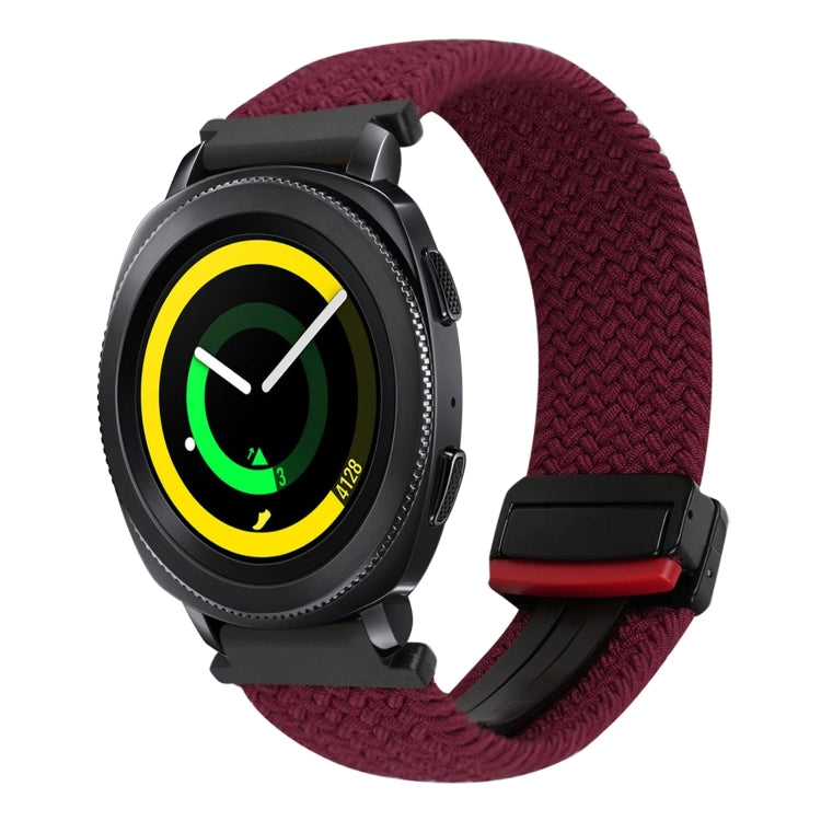 20mm 磁扣編織錶帶，適用於 Samsung Galaxy Watch 5 Pro，適用於 Samsung Gear Sport