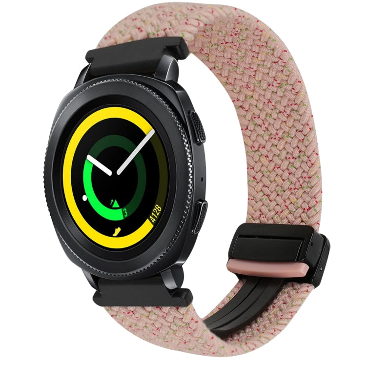 20mm 磁扣編織錶帶，適用於 Samsung Galaxy Watch 5 Pro，適用於 Samsung Gear Sport