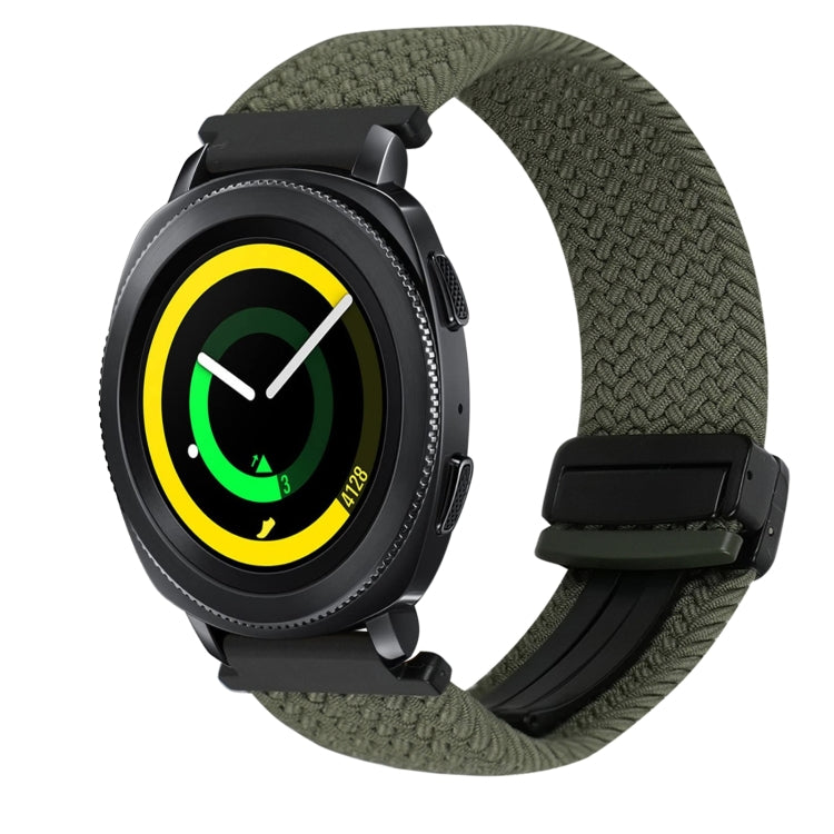 20mm 磁扣編織錶帶，適用於 Samsung Galaxy Watch 5 Pro，適用於 Samsung Gear Sport