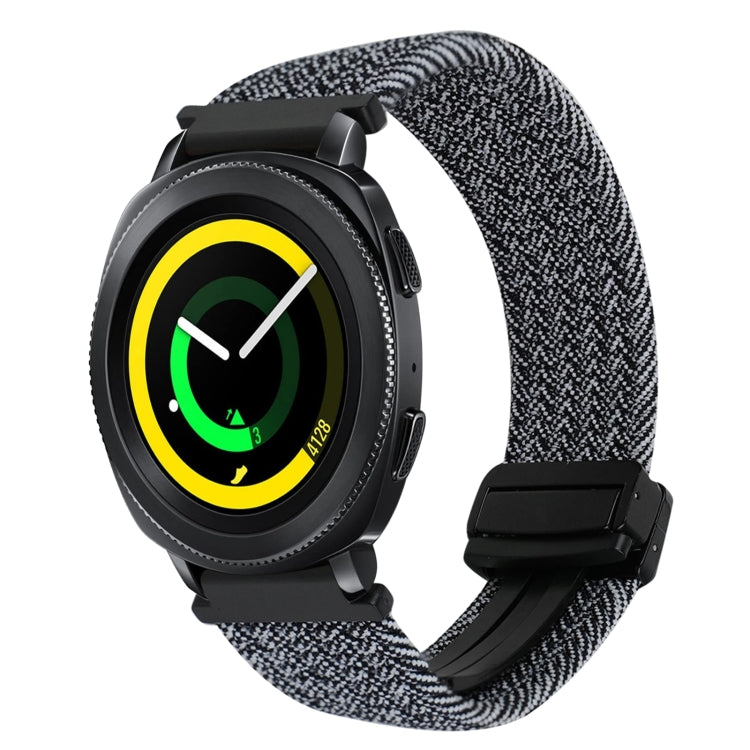 20mm 磁扣編織錶帶，適用於 Samsung Galaxy Watch 5 Pro，適用於 Samsung Gear Sport