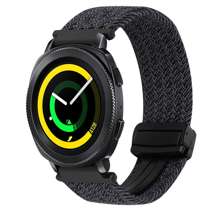 20mm 磁扣編織錶帶，適用於 Samsung Galaxy Watch 5 Pro，適用於 Samsung Gear Sport