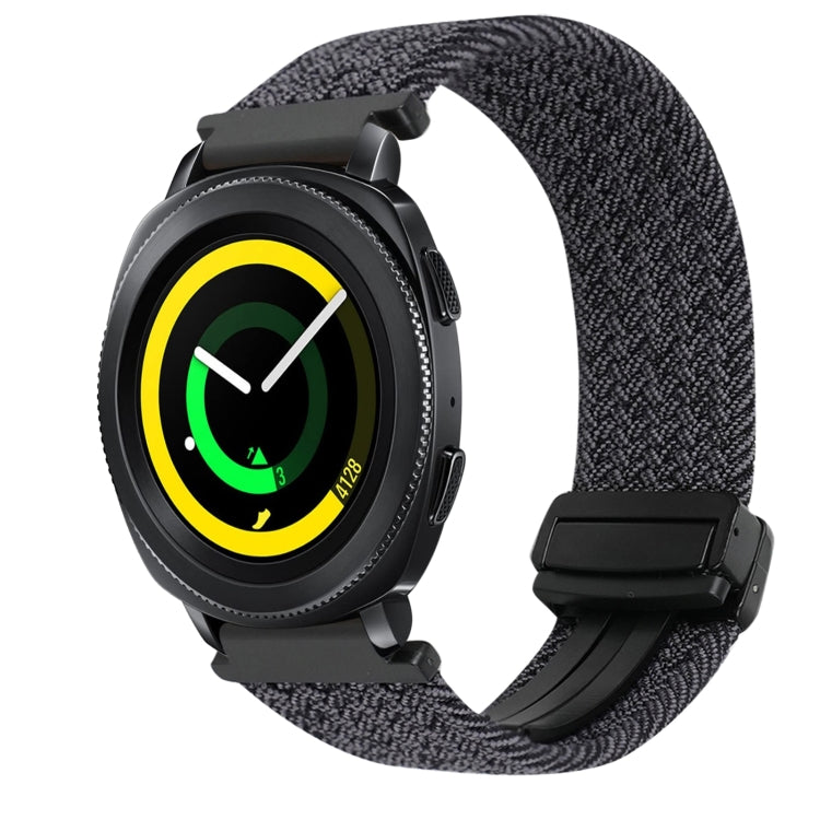 20mm 磁扣編織錶帶，適用於 Samsung Galaxy Watch 5 Pro，適用於 Samsung Gear Sport