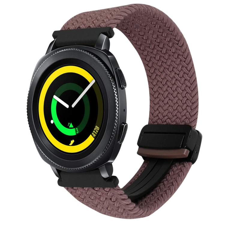 20mm 磁扣編織錶帶，適用於 Samsung Galaxy Watch 5 Pro，適用於 Samsung Gear Sport