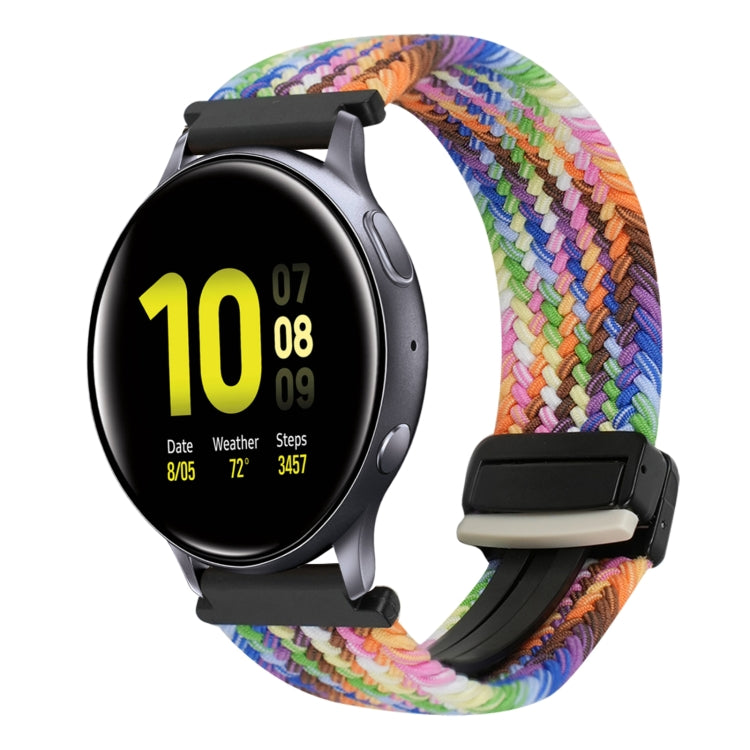 20mm磁性扣編織錶帶，適用三星Galaxy Watch Active 2，適用三星Galaxy Watch 3 41mm