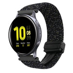 20mm磁性扣編織錶帶，適用三星Galaxy Watch Active 2，適用三星Galaxy Watch 3 41mm