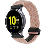 20mm磁性扣編織錶帶，適用三星Galaxy Watch Active 2，適用三星Galaxy Watch 3 41mm