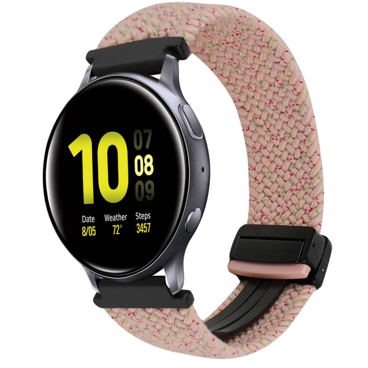 20mm磁性扣編織錶帶，適用三星Galaxy Watch Active 2，適用三星Galaxy Watch 3 41mm