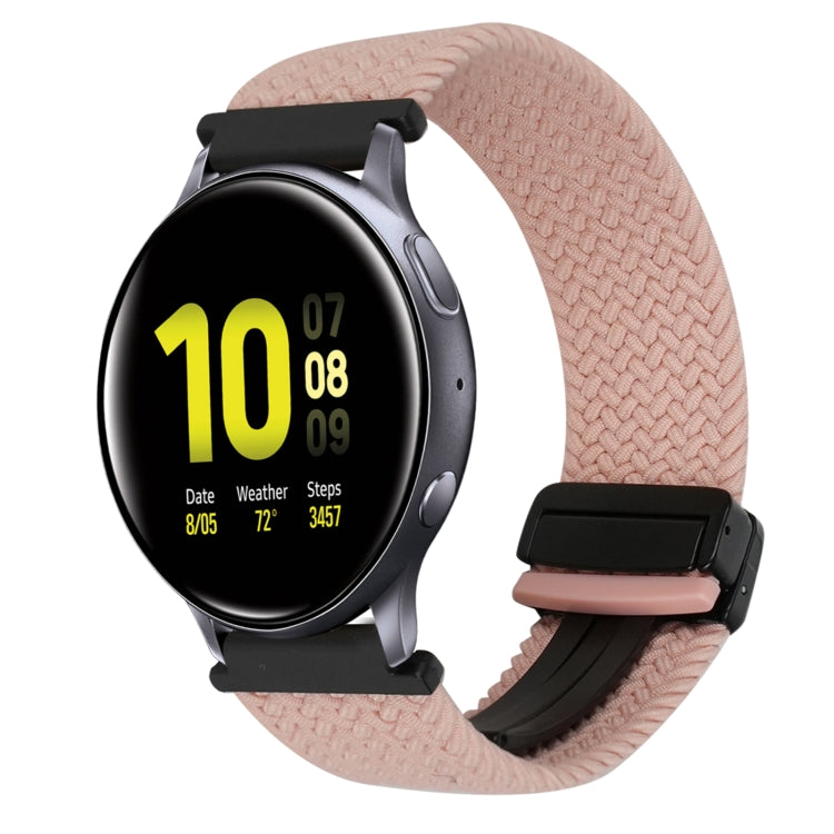 20mm磁性扣編織錶帶，適用三星Galaxy Watch Active 2，適用三星Galaxy Watch 3 41mm