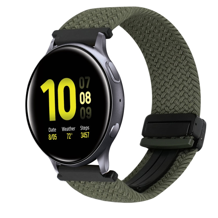 20mm磁性扣編織錶帶，適用三星Galaxy Watch Active 2，適用三星Galaxy Watch 3 41mm